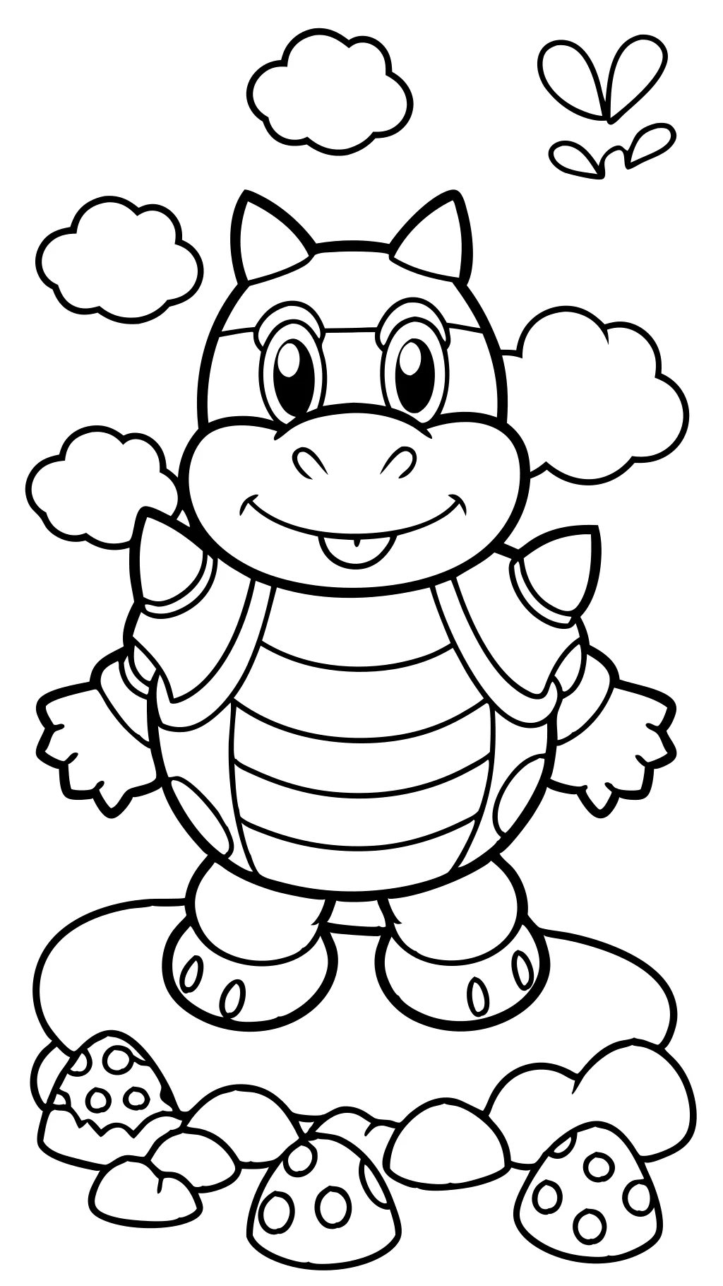 Páginas para colorear koopa